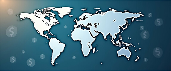 Exploring Economic Interdependence: How Global Trade, Integrated Financial Systems, and Collaborative Policies Shape Market Influences Among Nations - Photo Stock Concept with Left Space