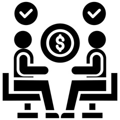 Fototapeta premium Bargaining Icon