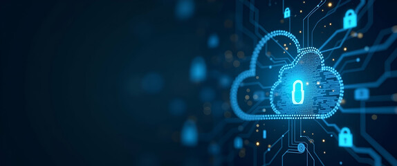 Fototapeta premium Comprehensive Cloud Data Encryption Strategies: Advanced Cryptographic Algorithms, Robust Key Management, Multi-Layer Encryption, and Real-Time Protection for Enterprise Security