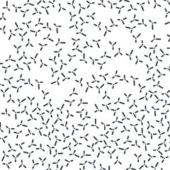 Simulation of atomic and molecular structures or particles with radial branches.