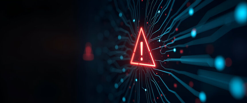 Urgent Cyber Attack Alert: System Hacked! Safeguard Your Data from Malicious Code and Cybercrime - Flashing Warning Highlights Network Compromise and Security Breach Risks