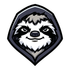 Sloth characters with hoodies and friendly eyes in fun cartoon vector illustration great for cozy lifestyle branding and slow mascot identity