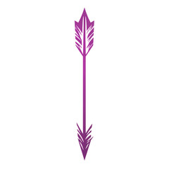Contemporary Arrow with Minimal Sharp Vectors Isolated on Transparent Background