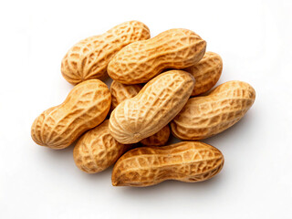 peanuts on white background. peanut, food, nut, peanuts, snack, shell, isolated, brown, nuts, closeup, white, healthy, seed, groundnut, macro, nutshell, group, nobody, nutrition, organic, pea, raw, na