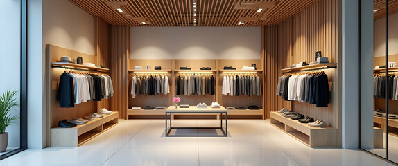 Stylish Apparel Display Mockup: Modern Layout with High-Resolution Imagery for Fashion Products & Creative Retail Branding Solutions