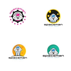 Spaceman logo template