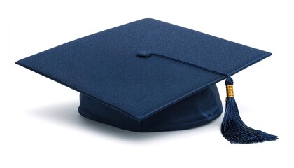 dark blue graduation cap. High quality