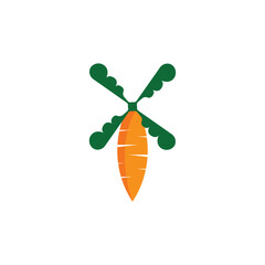 Windmill logo design template