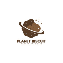 Biscuit cookies logo design template