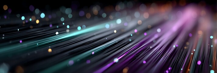 Retro-futuristic abstract background with vibrant neon lights, glowing stripes, and sharp geometric shapes on a dark backdrop. High-res digital art for a bold, cyberpunk vibe.