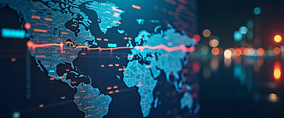 Enhance photo stock selections by featuring geopolitical tensions and trade dynamics that illustrate global conflict influences on international commerce and market volatility in Photo Stock Concept