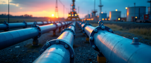 Advanced Crude Oil Pipeline Networks: Integrated Transport Systems, Smart Monitoring Technologies, Real-Time Data Analytics & Regulatory Safety Frameworks - Conceptual Image