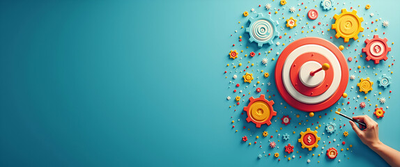 Dynamic Mid-Year Planning Goals: Visuals for Strategic Objectives, Measurable Targets, and Refined Design Elements in Premium Photo Stock Collections