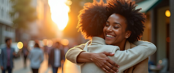 Diversity Embrace: Captivating Multicultural Visuals for Unity and Respect in Social Outreach - Premium Photo Stock Imagery