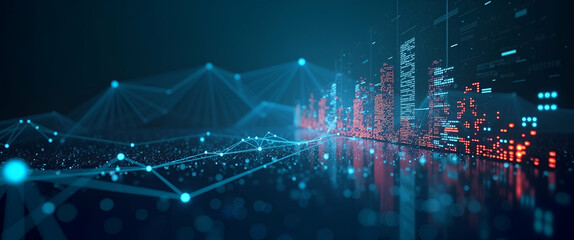 Modern Digital Portrayal of Tech Investment Shifts: Capital Reallocation & Disruptive Funding Models for Innovation - Photo Stock Concept