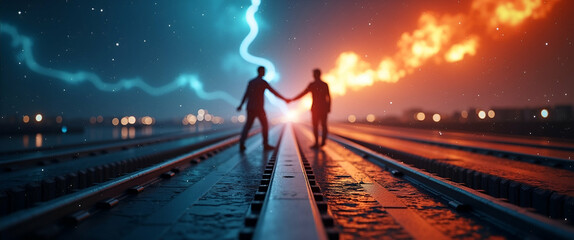 An insightful image portraying the intersection of trade war and trade agreements emphasizing shifts in international policy frameworks negotiation leverage economic challenges and transformative regu