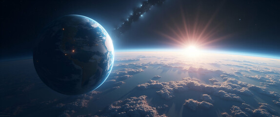 Stunning Wallpaper Composition: Low Earth Orbit Tourism with Expansive Empty Space, Advanced Orbital Vistas, and Luxurious Celestial Adventures for High-Quality Photo Stock