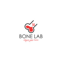Laboratory logo design template