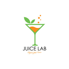 Laboratory logo design template