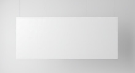 Blank white paper mockup