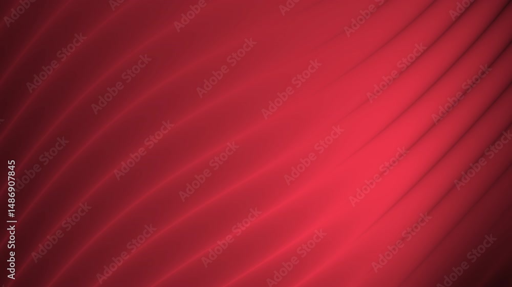 Poster soft diagonal lines create a smooth, abstract red background with a subtle gradient and gentle wave 