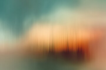 Soft teal and beige gradient gently blend together with a blurry effect for added tranquility.