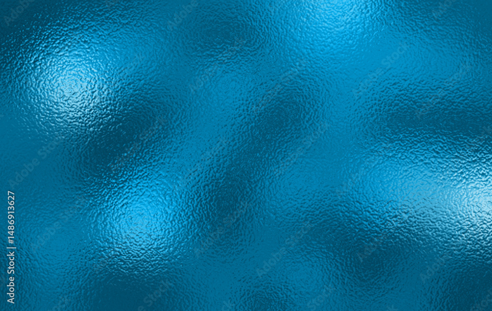 Poster shiny silver foil texture. soft blue foil glass texture background. abstract gradient bright light r