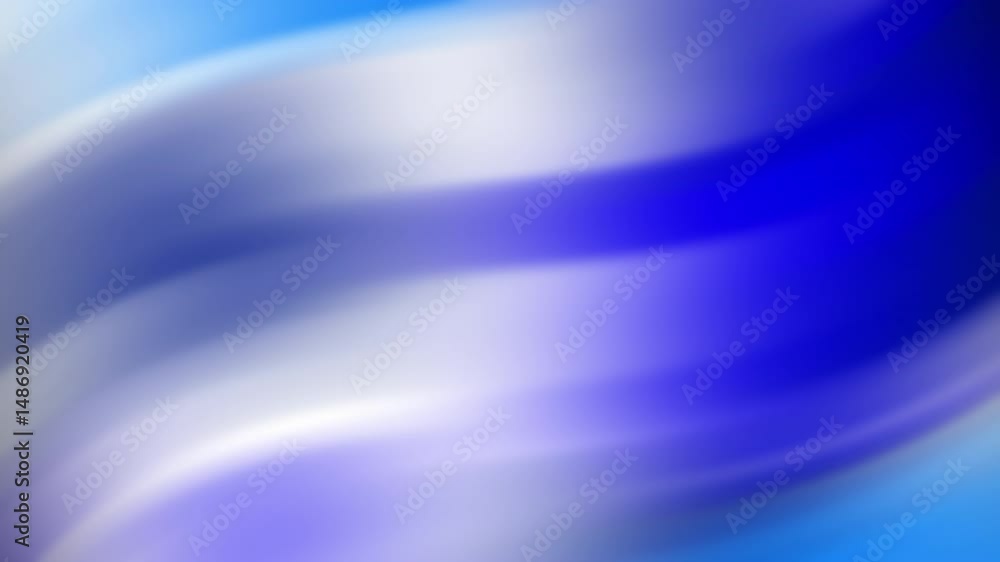 Poster abstract blurred blue and white waves create a smooth, calming background with a gradient effect, ab