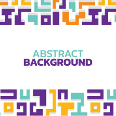 Background with colorful lines shapes abstract stylish mosaic flat design.