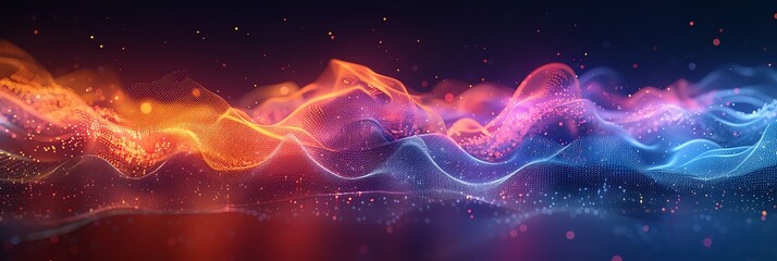 Obraz premium Abstract fractal lightning in electric violet, toxic green, and neon blue, crackling with chaotic energy on a stormy dark gray backdrop. Ultra-sharp sci-fi digital art with high-detail, glowing effect