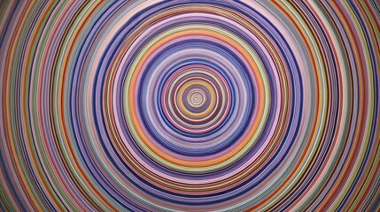 Multicolored concentric circles design pattern.