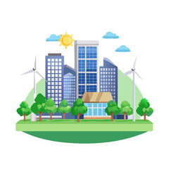 Green City - Sustainable Urban Living Icon