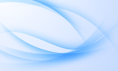 Modern blue wave background design, vector illustration