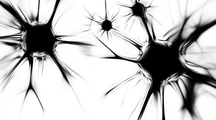 Neural network connecting alternate realities across multiverse rendered in minimal lines over white background