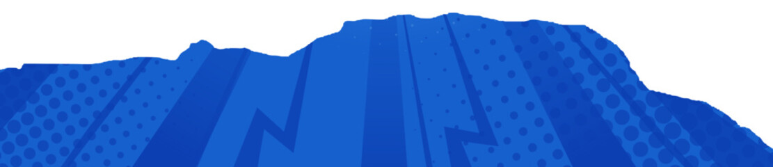 Torn Paper Comic Corner © Nursayanti-images