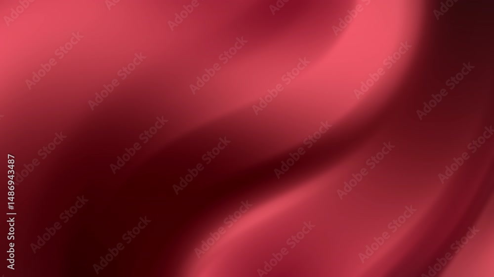 Poster a smooth red gradient abstract background with soft wavy lines and a flowing texture, abstract textu
