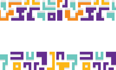 Background with colorful lines shapes abstract stylish mosaic flat design.