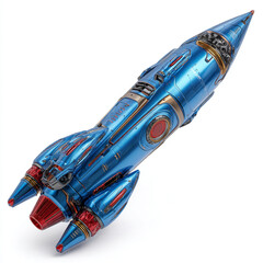 rocket isolated on white