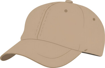 Fototapeta premium 캡 모자 일러스트 : Baseball Cap Illustration