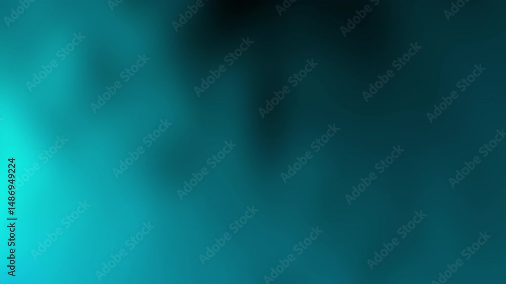 Poster a smooth teal and dark blue gradient background with soft, flowing transitions and a calming abstrac