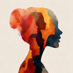 human head silhouette