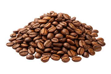 coffee beans on white background