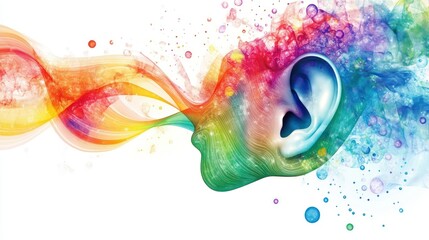Colorful auditory experience