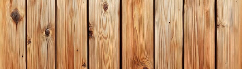 Close up of light brown wooden planks.