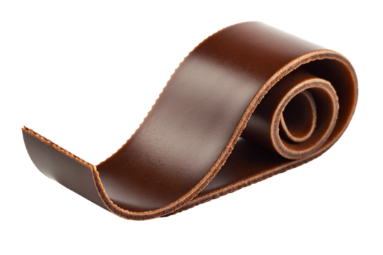 leather belt isolated on white