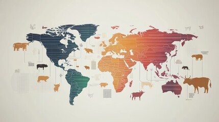 Global Livestock Distribution: A Visual Map of World's Farm Animals