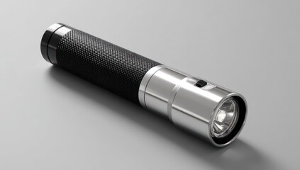 3D flashlight mockup featuring a clean space for displaying your custom branding.