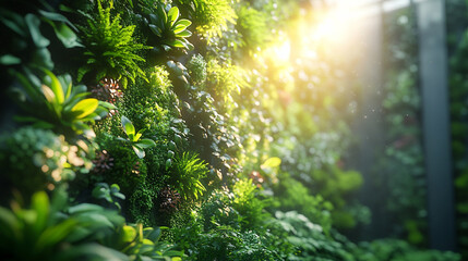 sunlight through the trees