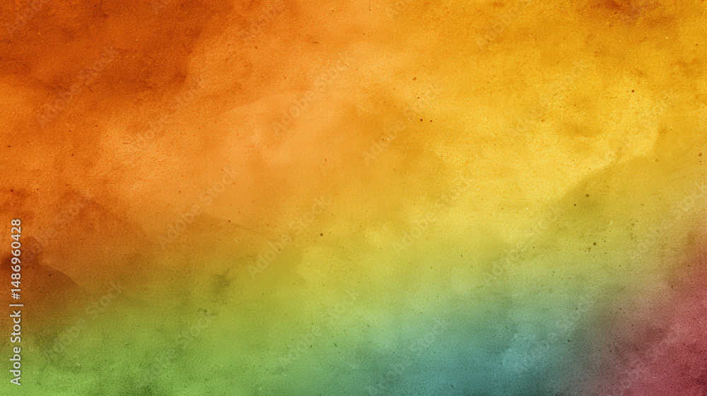 Poster vibrant color gradient overlay on fine sketch paper for artistic background and design purposes