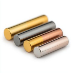 Metallic Cylinders in Various Finishes for Creative Projects